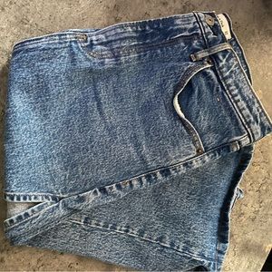 Abercrombie and fitch denim long skirt